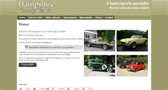 Desktop Screenshot of hampshirecountyclassics.com