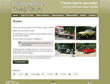 Tablet Screenshot of hampshirecountyclassics.com